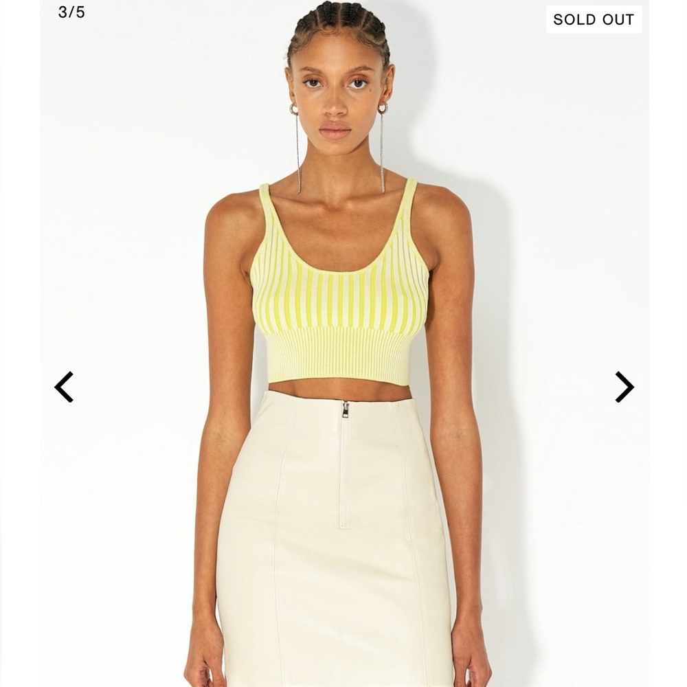 John Elliott Silk Cotton Rib Tank